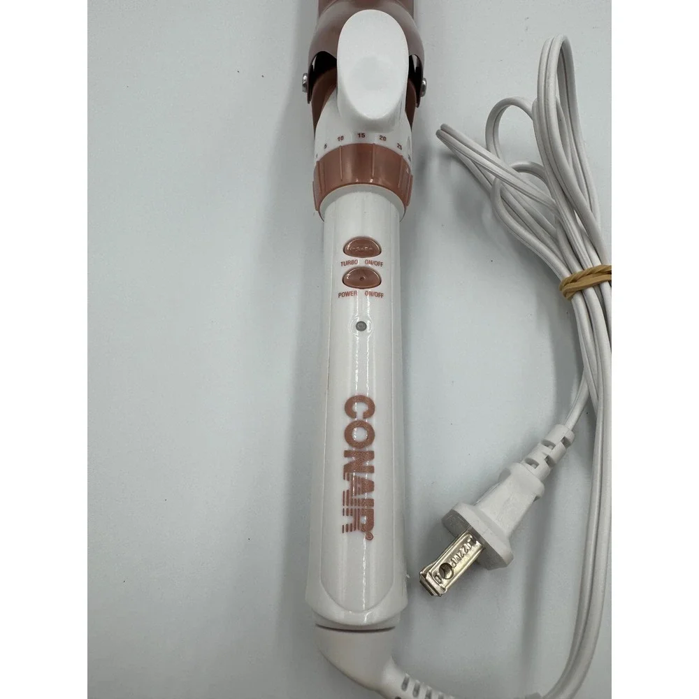 Conair Curling Iron CD703GN Double Ceramic Rose Gold Tested